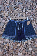 Load image into Gallery viewer, Blue Skirt Jean Pockets
