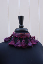 Load image into Gallery viewer, Purple Tassel Choker

