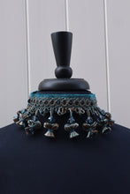 Load image into Gallery viewer, Turquoise Onion Beaded Choker
