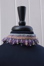 Load image into Gallery viewer, Lavender Beaded Choker
