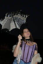 Load image into Gallery viewer, Wednesday Black Parasol
